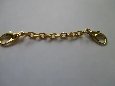 UK 1 Piece 55 Mm Gold Extension Link Necklace/Bracelet Jewellery Extender Chain • £2.75