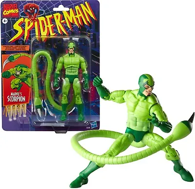 Marvel Legends Retro Cardback 6  Spider-Man Scorpion Sting Comics Version • $53.95