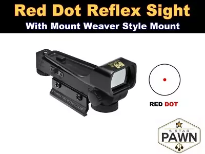 NcSTAR VISM DP Red Dot Optic Reflex Sight For Weaver Picatinny Mount (FVS018219) • $21.99