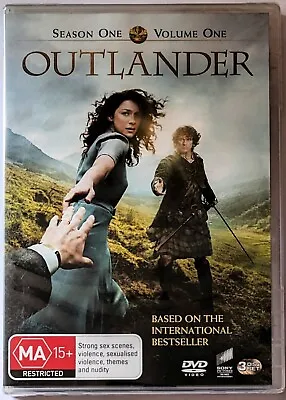 Outlander : Season 1 : Part 1 DVD (Pal 2015 3-Disc Set) Free Post • $7.90