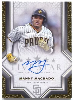 2023 Topps Five Star Manny Machado Autograph Authentic Auto • $22.50