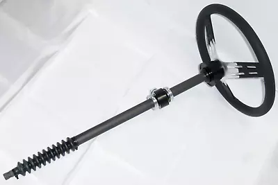 Telescoping 32''- 42'' Collapsible Racing Steering Column & Removeable 15  Wheel • $244.87