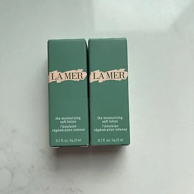 2*La Mer The Moisturizing Soft Lotion 3ml • $30