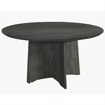 Mayline Medina Conference Table (48   Round) In Gray Steel • $625.99