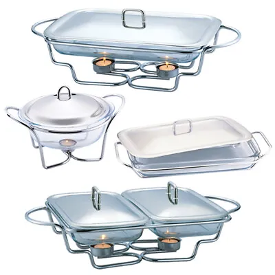 £31.99 • Buy Berlinger Haus Stainless Steel Food Warmer Hot Plate Tray Candle Buffet Server