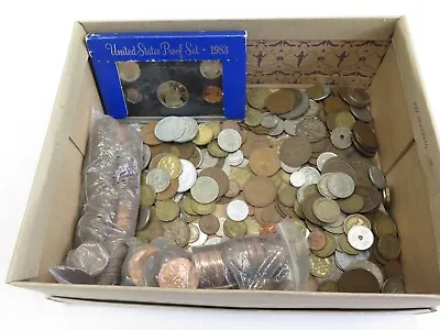 £21 • Buy Coins Bundle British Foreign Mixed Job Lot Bundle Vintage