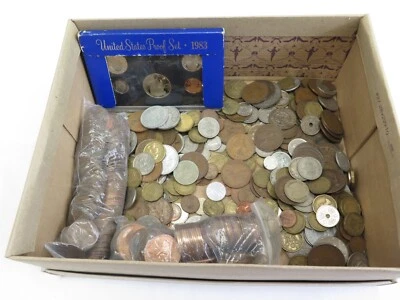 £21 • Buy Coins Bundle British Foreign Mixed Job Lot Bundle Vintage