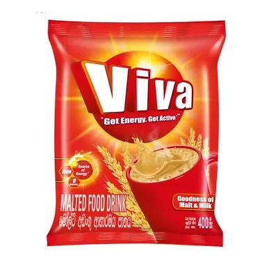 Viva Malted Food Energy Drink Milk Powder 400g Ceylon Products Malt & Milk New • $22.99