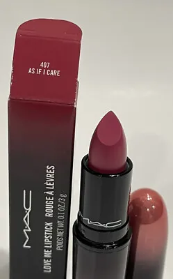 Mac Love Me Lipstick 407 As If I Care New In Box • $19.99