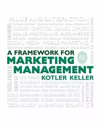 A Framework For Marketing Management By Kotler 6th International SoftEd Same Bk • $56.99
