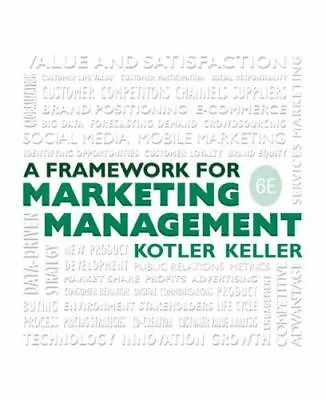 Framework For Marketing Management By Kevin Keller And Philip Kotler (2015... • $32.95