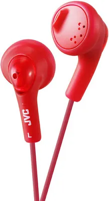 JVC HA-F160-R-K Gumy Earbud Headphones (Raspberry Red) [New Headphone] Red Ea • $11.31