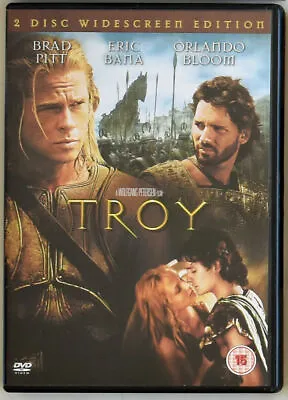 Troy Dvd Film Movie 2 Disc Widescreen Edition 2004 War Action Brad Pitt Achilles • £0.99
