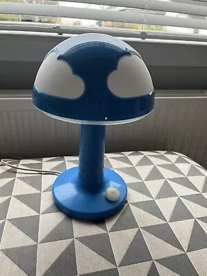 Vintage Ikea Skojig Cloud Table Lamp - Blue Lovely Condition • £32