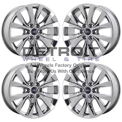 20  Ford F150 Pvd Bright Chrome Wheels-h Rims Factory Oem 10003 Exchange 2007... • $625.50