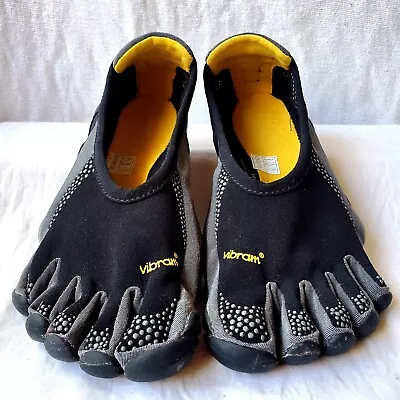 Vibram Fivefingers W168 Jaya Women's Black Running Shoes Size EU 39/US 8-8.5 • $32.95