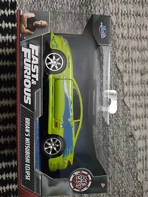 Jada Toys - Fast & Furious: Brian's 1995 Mitsubishi Eclipse Sports Die-Cast... • £19