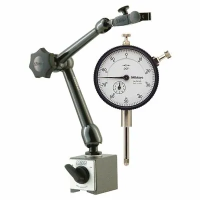 Noga MG61003 Magnetic Base & Mitutoyo 1  Dial Indicator Set • $261.05