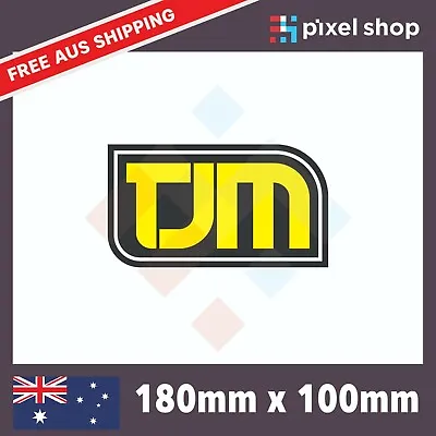 Tjm Big Decal Sticker  Offroad 4wd Accessories Toolbox Car Truck Ute Suspension • $4.99