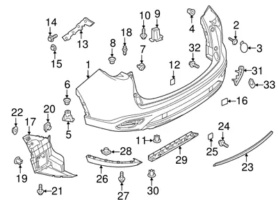 New Genuine Mazda CX-9 Rear Bumper Guard Protector Right OE TK4850361 • $29.99