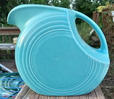 Fiesta Ware Turquoise/Sea Green Large  Disc Pitcher 64oz • $39.96