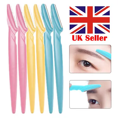 20x Women Ladies Eyebrow Razor Trimmer Blade Shaper Shaver Face Lip Hair Remover • £4.52