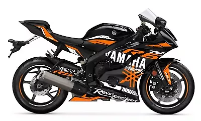 Complete Graphic Kit Decal Vinyl Sticker  Race  For Yamaha R6 2017-2021 • $240