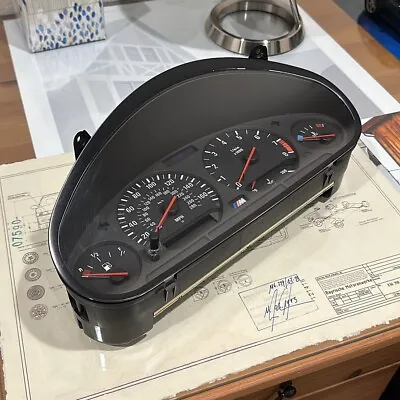 OEM BMW E36 M3 Euro Cluster KM/H; Metric W/ Oil Temperature ORIGINAL SEALED • $720