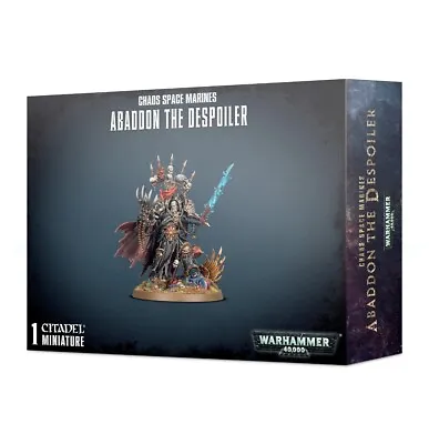 Chaos Space Marines Abaddon The Despoiler 43-60 Games Workshop GW Warhammer 4... • £55.49