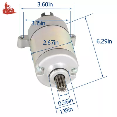 Starter Motor For Yamaha Grizzly 550 700 YFM550 YFM700 Kodiak 700 • $36.88