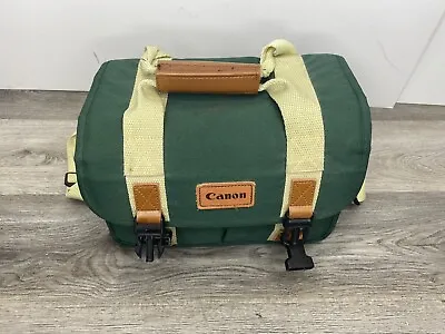 $19.99 • Buy Vintage Canon Camera Bag - Green
