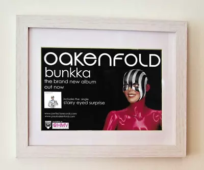 Oakenfold+bunkka+framed Original Music Press Ad Poster+2002 • $49.73