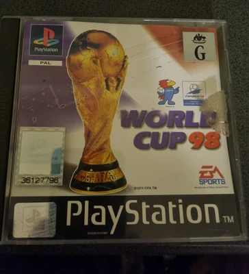 $25 • Buy Ps1 Game - World Cup '98 - Includes Manual 