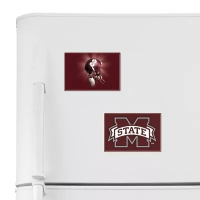 WinCraft (2) 2-Pack Magnet Sets 4 Total Mississippi State Bulldogs 2  X 3  • $4.95