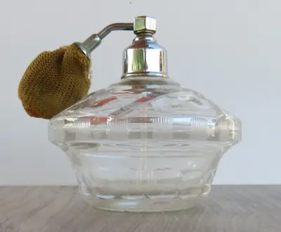 Antique Chiseled Crystal Perfume Spray • £15.54