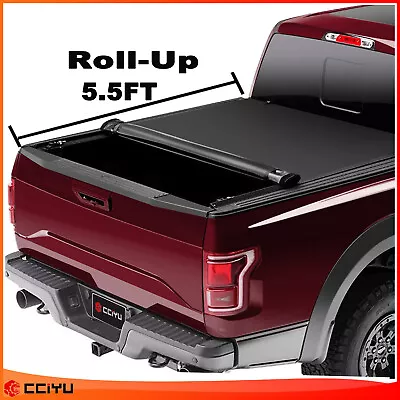 5.5Ft Tonneau Cover Truck Bed For 2004 2005 2006 2007 2008 Ford F-150 Roll Up • $129.88