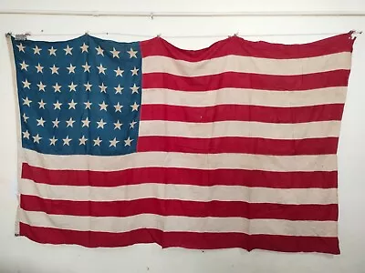 Vintage American Flag USA United States 48 Stars Large Size Item953 • $349