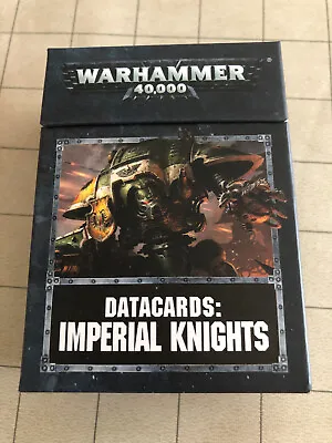 $4 • Buy Warhammer 40K Datacards Imperial Knights