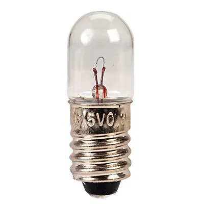 KL 10mm 6.5V Tubular Bulb Lamp Torch Bulb MES KL (E10) 300mA (Pack Of 5) • $4.24