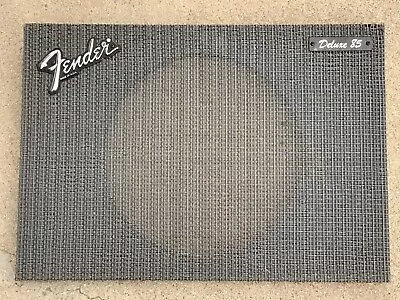 Fender Deluxe 85 Guitar Amplifier Amp Speaker Grill Cloth Silverface Parts • $15