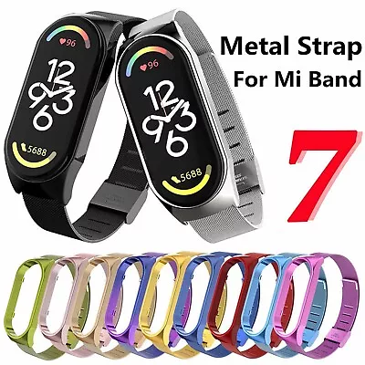 For Mi Band 7 Strap Metal For Xiaomi Mi Band 7 6 5 4 3 Bracelet Screwless • $14.25