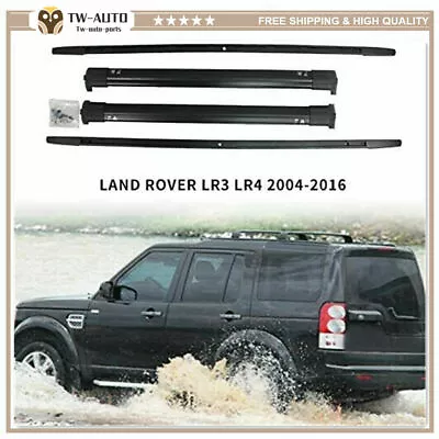 Fit For Land Rover Discovery LR3 LR4 2004-2016 Roof Rail Rack Cross Bar Crossbar • $290.46