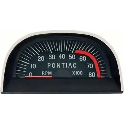 OER 6468675 67 Fits Pontiac Hood Tach 5200 Red Line Fits V8 Point Ignition • $218.99