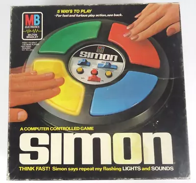 MILTON BRADLEY Vintage 1978 SIMON Electronic Game Original Box WORKS - Read • $39.99