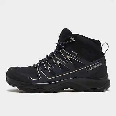 Salomon Mens Onis Mid GORE-TEX Hiking Boots - UK 10 - Night Sky/Black • £114.99