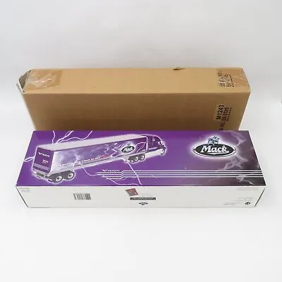 First Gear Mack Truck Tractor-Trailer 1:54 Die Cast Vision Purple 59-0195 • $59.25