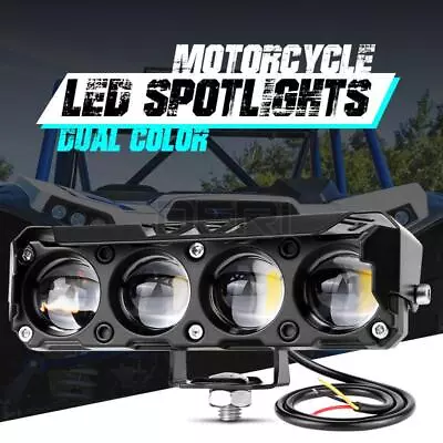 1X LED Motorcycle Spot Light Headlight Headlamp Hi/Lo Driving Fog Lamp ATV UTV  • $18.99