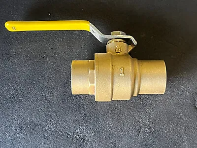 Milwaukee Valve PROMAX PM111 1  Full Port Brass Ball Valve 600 WOG; Sweat • $14.99