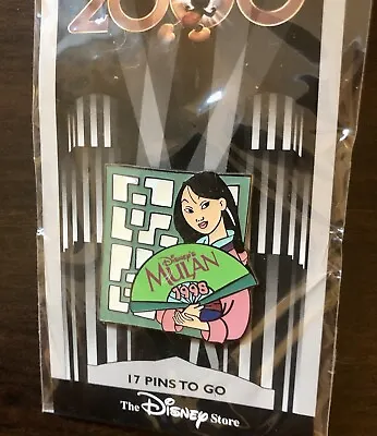 Disney Store Countdown To The Millennium Series 2000 # 18 Mulan DS Pin 388 NEW • $11.95