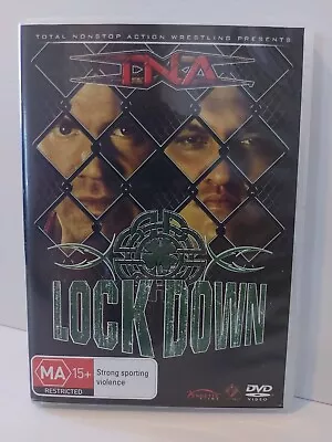 TNA Lockdown 2008 DVD Impact Wrestling Lock Down Samoa Joe Kurt Angle ROH WWE • $17